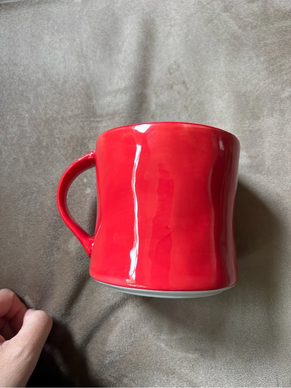 NWOT Anthropologie Hand Painted Initial Mug (Letter E)
